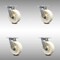 Service Caster 6 Inch Stainless Steel Nylon Swivel Caster Set with Roll Bearing and Swivel Lock SCC-SS30S620-NYR-BSL-4 - alternate 1